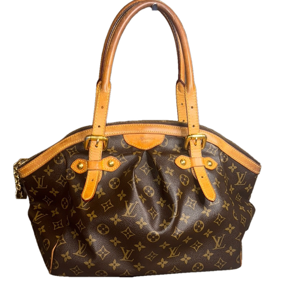 Louis Vuitton Brown and Gold Monogram Shoulder Bag